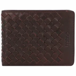 mano Herrengeldbörsen Querformat<Don Luca Geldbörse Leder 13 cm dunkelbraun