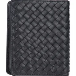 mano Herrengeldbörsen Hochformat<Don Luca Geldbörse Leder 10 cm schwarz