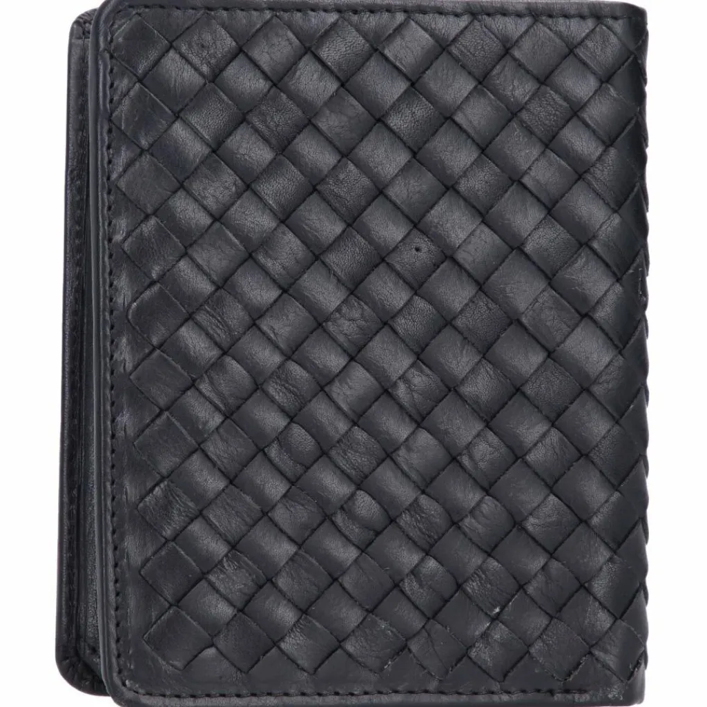 mano Herrengeldbörsen Hochformat<Don Luca Geldbörse Leder 10 cm schwarz