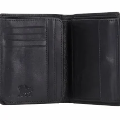 mano Herrengeldbörsen Hochformat<Don Luca Geldbörse Leder 10 cm schwarz