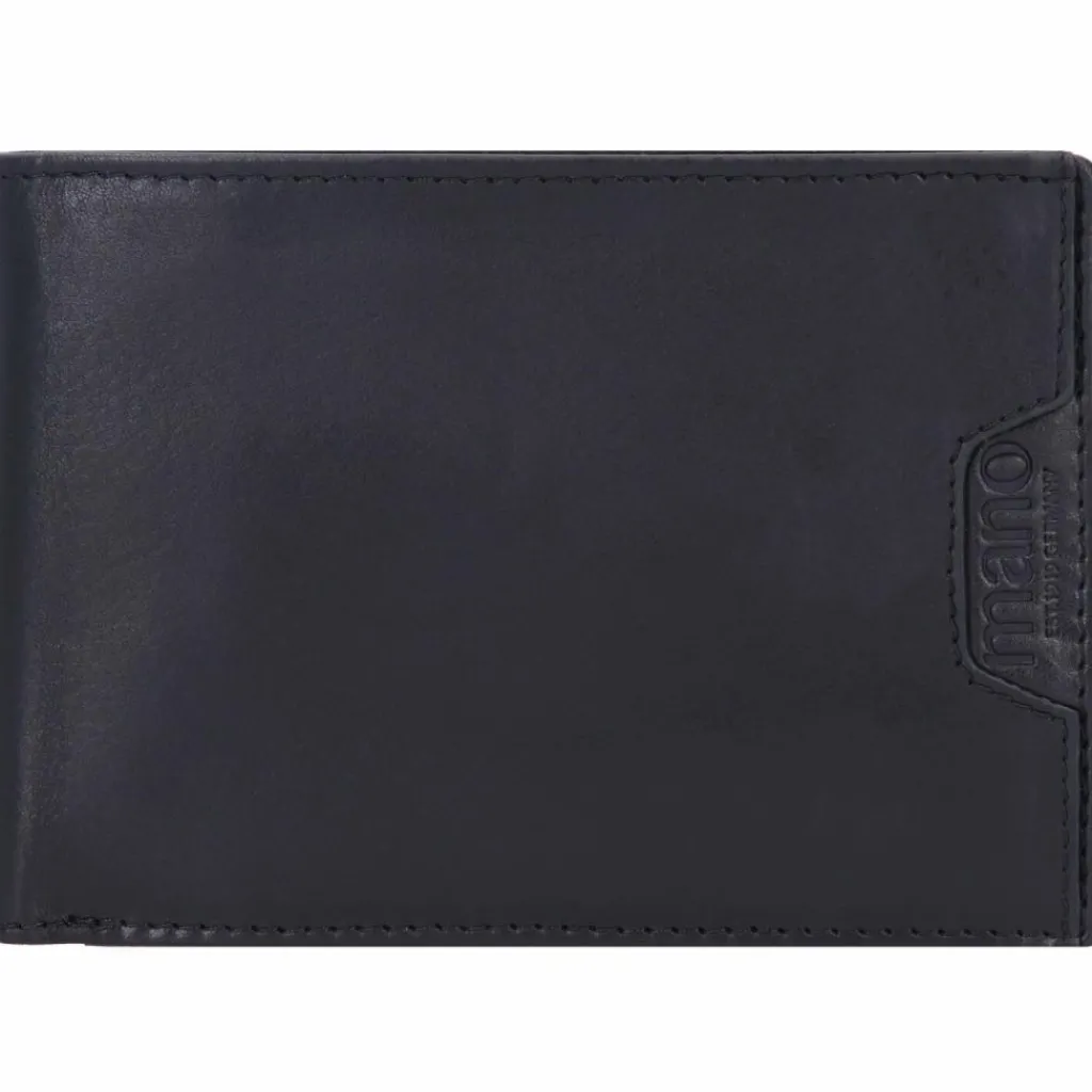 mano Herrengeldbörsen Querformat<Don Marco Geldbörse RFID Leder 12 cm schwarz