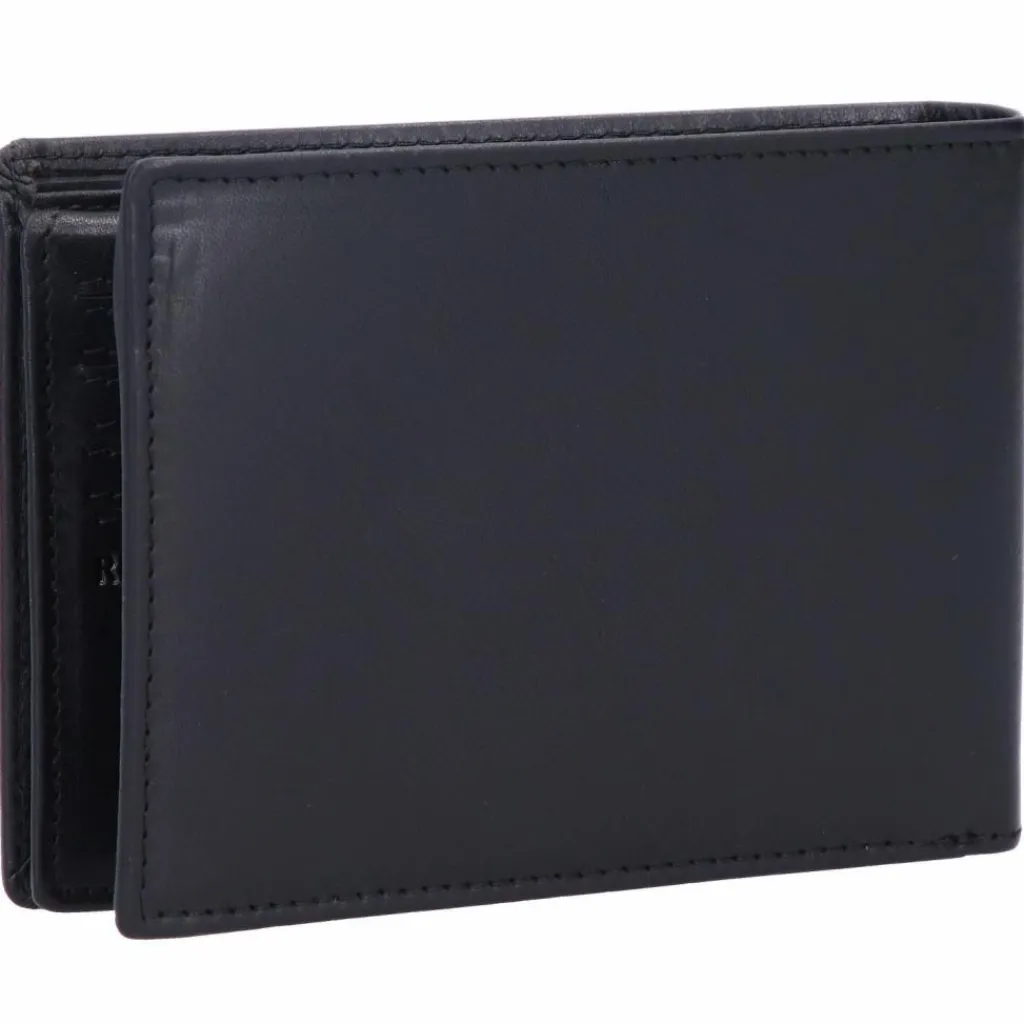 mano Herrengeldbörsen Querformat<Don Marco Geldbörse RFID Leder 12 cm schwarz