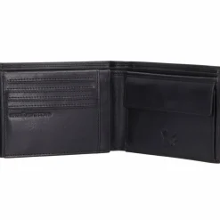 mano Herrengeldbörsen Querformat<Don Marco Geldbörse RFID Leder 12 cm schwarz