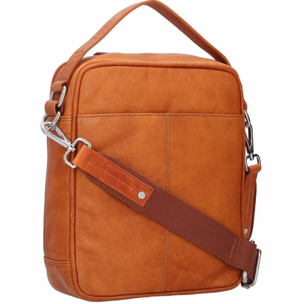 Online mano Don Pietro Handtasche Leder 25 cm cognac