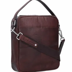 mano Henkeltaschen<Don Pietro Handtasche Leder 25 cm dunkelbraun