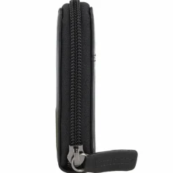 mano Damengeldbörsen Querformat<Don Romeo Geldbörse RFID Leder 18 cm schwarz