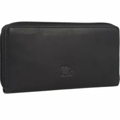 mano Damengeldbörsen Querformat<Don Romeo Geldbörse RFID Leder 18 cm schwarz