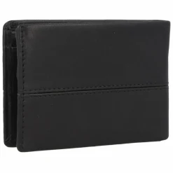 mano Herrengeldbörsen Querformat<Don Romeo Geldbörse RFID Leder 10,5 cm schwarz