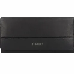 mano Damengeldbörsen Querformat<Don Romeo Geldbörse RFID Leder 18 cm schwarz