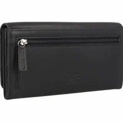mano Damengeldbörsen Querformat<Don Romeo Geldbörse RFID Leder 18 cm schwarz