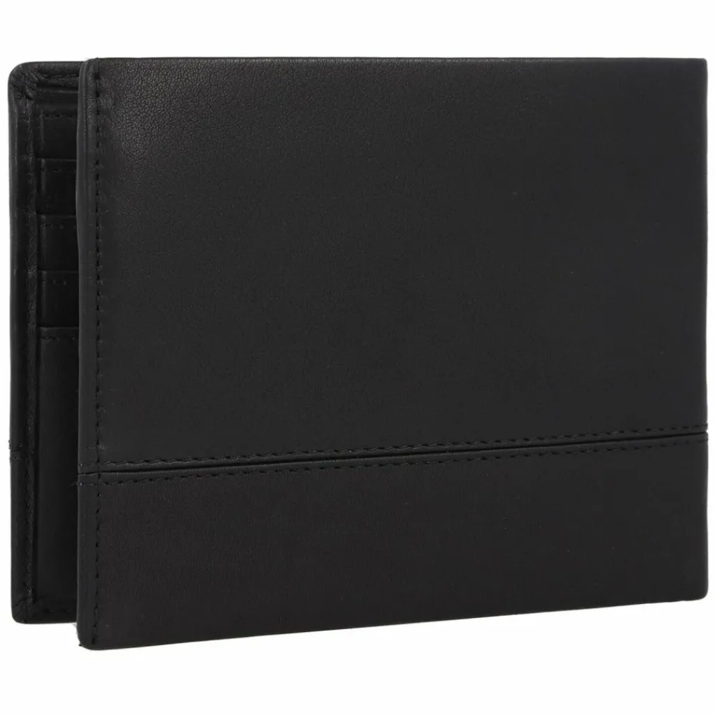 mano Herrengeldbörsen Querformat<Don Romeo Geldbörse RFID Leder 13 cm schwarz
