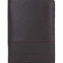 mano Don Tommas Geldbörse Leder 9 cm braun