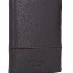 mano Don Tommas Geldbörse Leder 9 cm braun