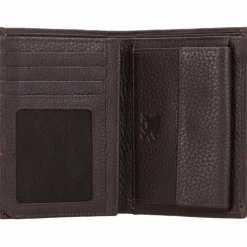 mano Don Tommas Geldbörse Leder 9 cm braun