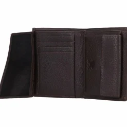 mano Don Tommas Geldbörse Leder 9 cm braun