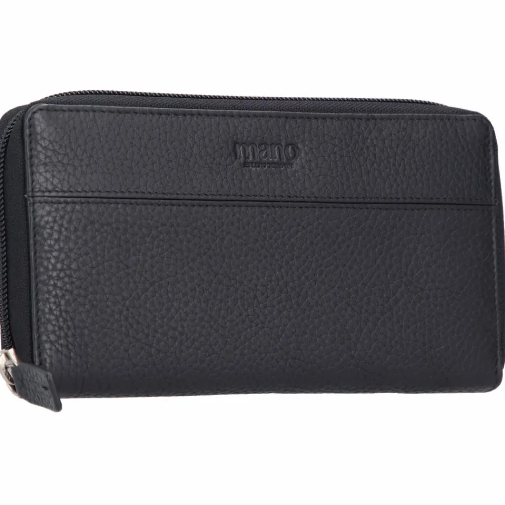 Sale mano Don Tommas Geldbörse Leder 18 cm schwarz