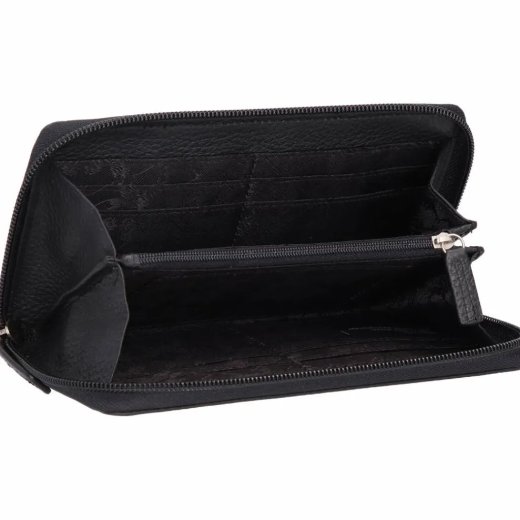 Sale mano Don Tommas Geldbörse Leder 18 cm schwarz