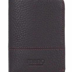 mano Herrengeldbörsen Hochformat<Don Tommas Geldbörse Leder 7,5 cm braun