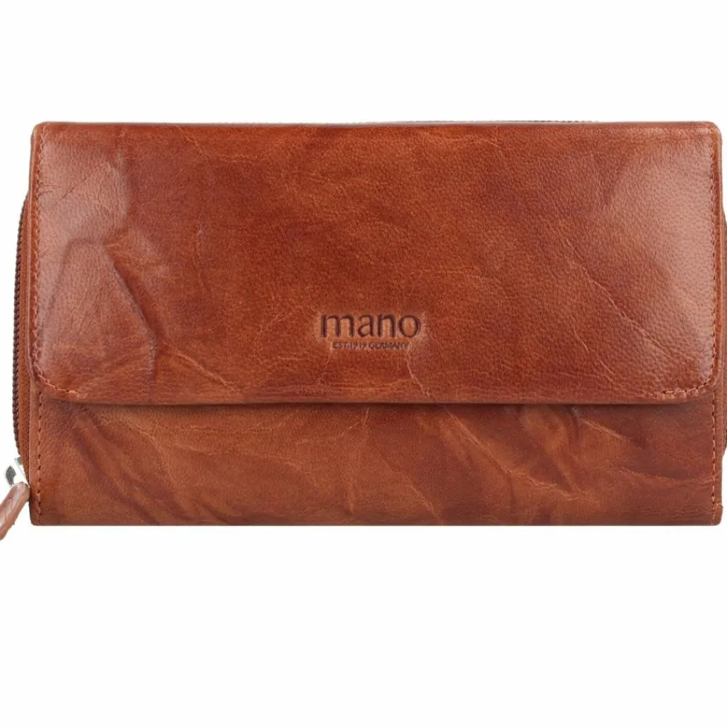 Damen mano Donna Aurona Geldbörse RFID Leder 18 cm
