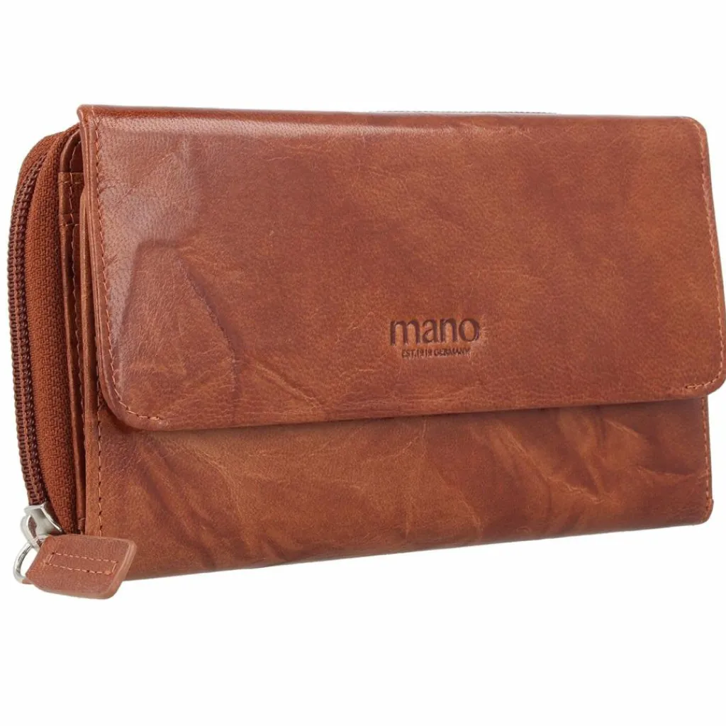 Damen mano Donna Aurona Geldbörse RFID Leder 18 cm