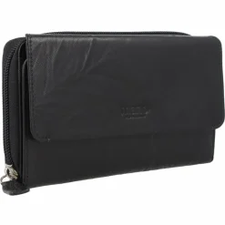 Online mano Donna Aurona Geldbörse RFID Leder 18 cm schwarz