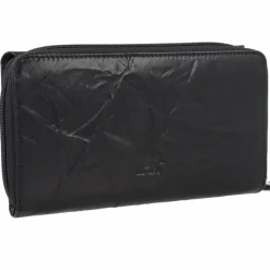 Online mano Donna Aurona Geldbörse RFID Leder 18 cm schwarz