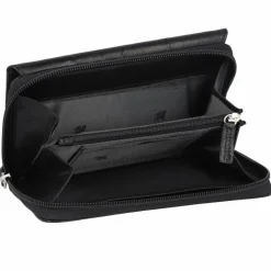 Online mano Donna Aurona Geldbörse RFID Leder 18 cm schwarz