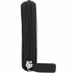 mano Damengeldbörsen Querformat<Donna Aurona Geldbörse RFID Leder 19 cm schwarz