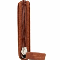 mano Damengeldbörsen Querformat<Donna Aurona Geldbörse RFID Leder 19 cm cognac