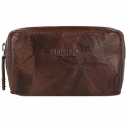 mano Schlüsseletuis<Donna Aurona Schlüsseletui RFID Leder 10,5 cm dunkelbraun