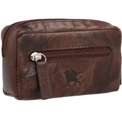 mano Schlüsseletuis<Donna Aurona Schlüsseletui RFID Leder 10,5 cm dunkelbraun