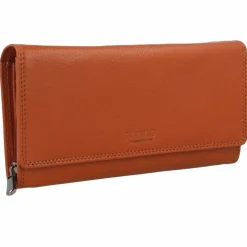New mano Donna Giulia Geldbörse Leder 19,5 cm cognac