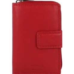 mano Damengeldbörsen Hochformat<Donna Giulia Geldbörse Leder 9 cm rot