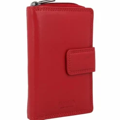 mano Damengeldbörsen Hochformat<Donna Giulia Geldbörse Leder 9 cm rot