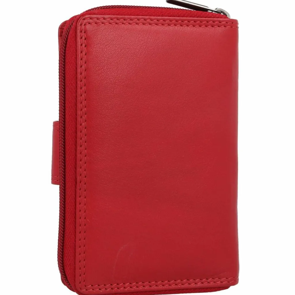 mano Damengeldbörsen Hochformat<Donna Giulia Geldbörse Leder 9 cm rot