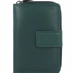 Discount mano Donna Giulia Geldbörse Leder 9 cm petrol