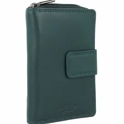 Discount mano Donna Giulia Geldbörse Leder 9 cm petrol