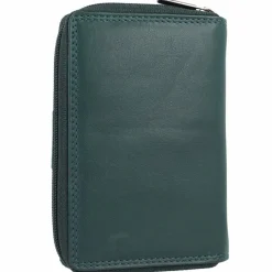 Discount mano Donna Giulia Geldbörse Leder 9 cm petrol