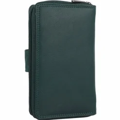 mano Damengeldbörsen Hochformat<Donna Giulia Geldbörse Leder 10,5 cm petrol