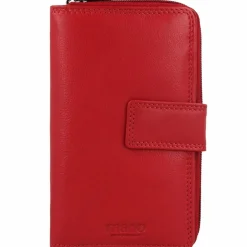 mano Damengeldbörsen Hochformat<Donna Giulia Geldbörse Leder 10,5 cm rot
