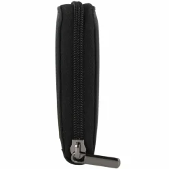 Online mano Donna Giulia Geldbörse Leder 20 cm schwarz