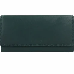 Online mano Donna Giulia Geldbörse Leder 19,5 cm petrol