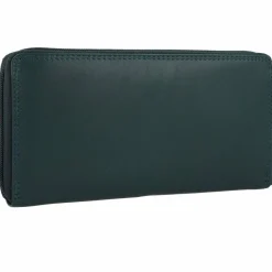 mano Damengeldbörsen Querformat<Donna Giulia Geldbörse Leder 20 cm petrol