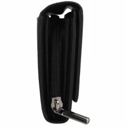 mano Donna Giulia Geldbörse Leder 19,5 cm schwarz