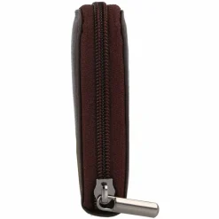 mano Damengeldbörsen Querformat<Donna Giulia Geldbörse Leder 20 cm dunkelbraun