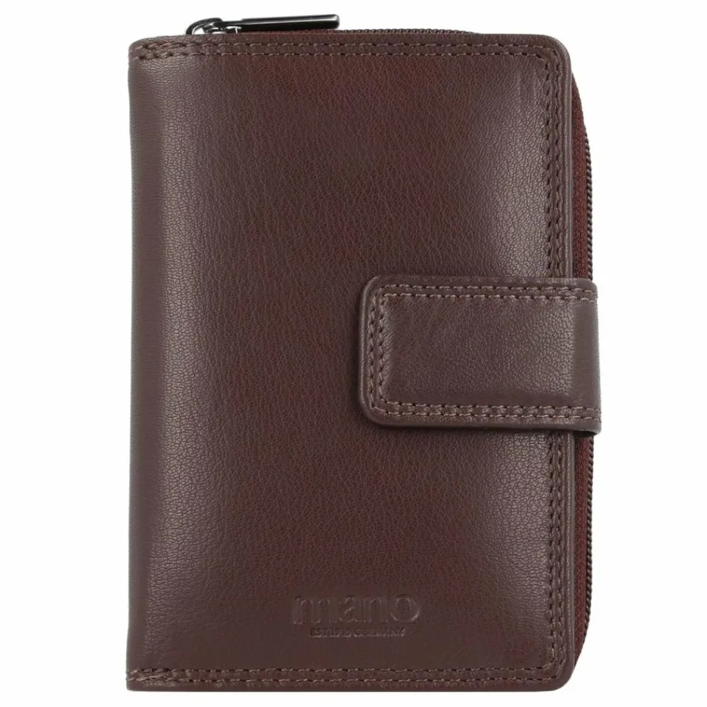 Damen mano Donna Giulia Geldbörse Leder 9 cm