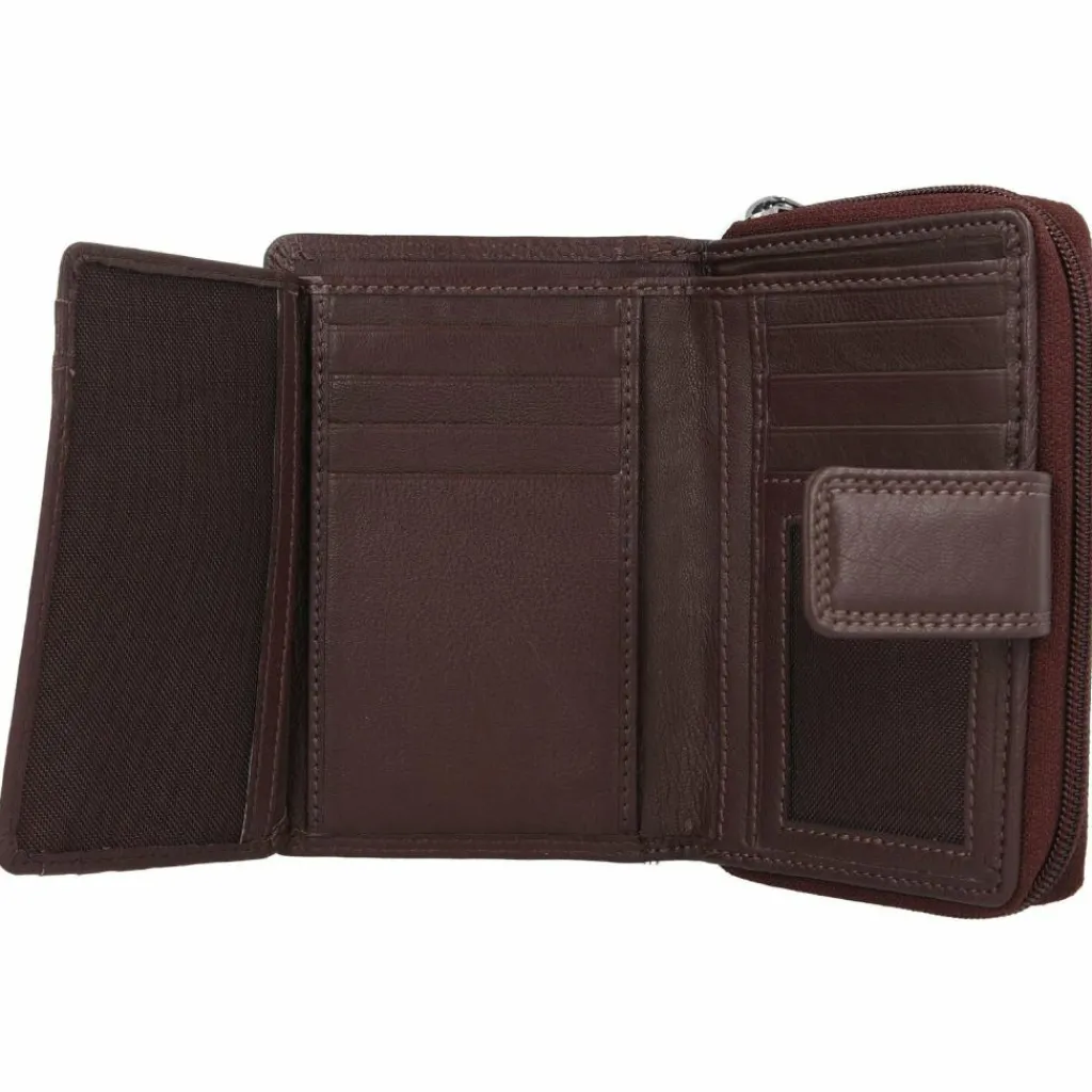 Damen mano Donna Giulia Geldbörse Leder 9 cm