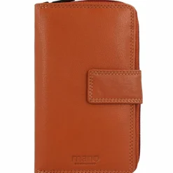 mano Damengeldbörsen Hochformat<Donna Giulia Geldbörse Leder 10,5 cm cognac