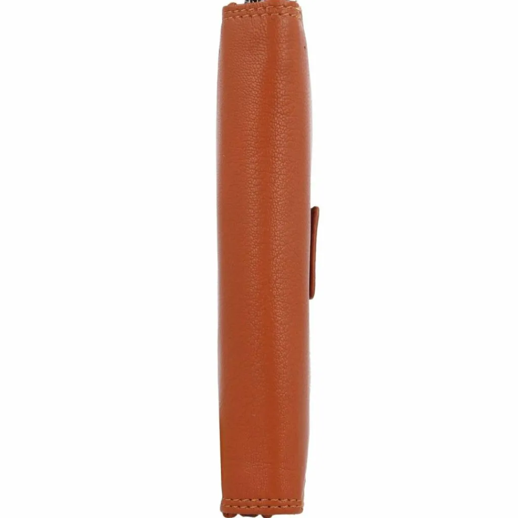 mano Damengeldbörsen Hochformat<Donna Giulia Geldbörse Leder 10,5 cm cognac