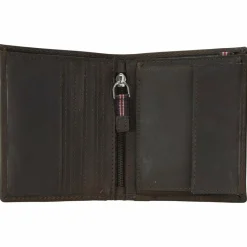 mano Herrengeldbörsen Hochformat<Nota Geldbörse Leder 9 cm schwarz